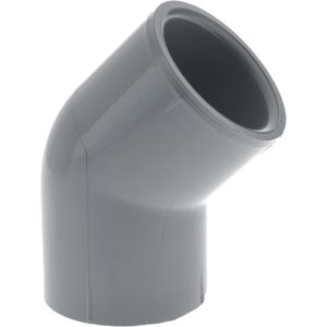 PRO-SOURCE 1" CPVC Plastic Pipe 45&deg; Elbow 90340000209