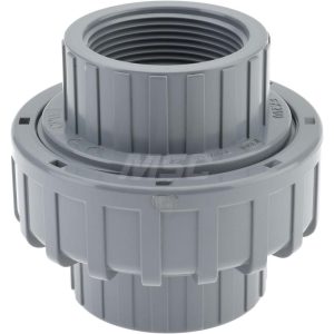 PRO-SOURCE 1-1/2" CPVC Plastic Pipe Union with EPDM O-Ring 898-015C