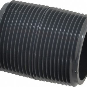 VALUE COLLECTION 1-1/4" Pipe, 2" Long PVC Threaded Plastic Pipe Nipple 885-020