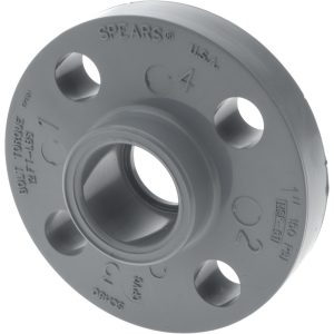 PRO-SOURCE 1" CPVC Plastic Pipe Flange (One Piece) 90341100209