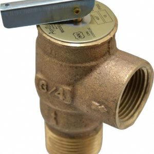 APOLLO ASME Low Pressure Steam Heating Relief Valve: 3/4" Inlet, 15 Max psi 13-511-B15