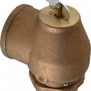 APOLLO ASME Low Pressure Steam Heating Relief Valve: 1-1/4" Inlet, 15 Max psi 13-213-B15