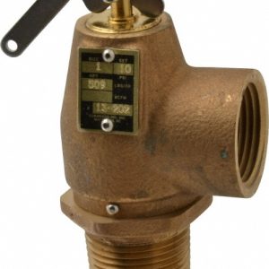 APOLLO ASME Low Pressure Steam Heating Relief Valve: 1" Inlet, 10 Max psi 13-202-B10