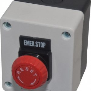 ACI Push-Button Control Station: Turn to Release, NO/NC, Emergency Stop 111754