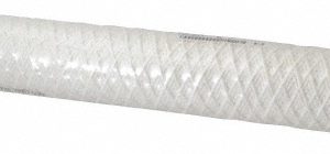 PARKER Plumbing Cartridge Filter: 2-1/2" OD, 20" Long, 1 micron, Cotton 39R20A