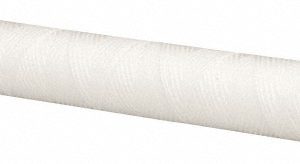 PARKER Plumbing Cartridge Filter: 2-1/2" OD, 20" Long, 10 micron, Polypropylene Cotton T19R20A