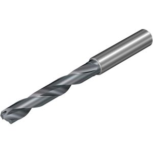 SANDVIK COROMANT Jobber Length Drill Bit: 10.30 mm (0.4055) Dia, 140 deg, Solid Carbide 8653663