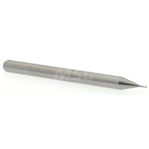 ACCUPRO Square End Mill: 0.015" Dia, 0.045" LOC, 2 Flutes, Solid Carbide 12462298