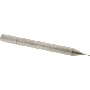 ACCUPRO Square End Mill: 0.02" Dia, 0.06" LOC, 2 Flutes, Solid Carbide 12462317