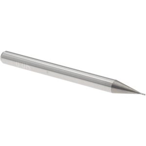 ACCUPRO Square End Mill: 0.015" Dia, 0.045" LOC, 4 Flutes, Solid Carbide 12276792
