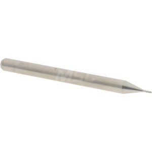 ACCUPRO Square End Mill: 0.02" Dia, 0.06" LOC, 4 Flutes, Solid Carbide 12276797