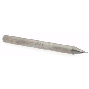 ACCUPRO Square End Mill: 0.022'' Dia, 0.035'' LOC, 1/8'' Shank Dia, 1-1/2'' OAL, 2 Flutes, Solid Carbide 14797093