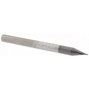 ACCUPRO Square End Mill: 0.02" Dia, 1/32" LOC, 2 Flutes, Solid Carbide 14796996