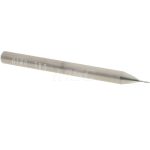ACCUPRO Ball End Mill: 0.018" Dia, 0.054" LOC, 2 Flute, Solid Carbide 12463572