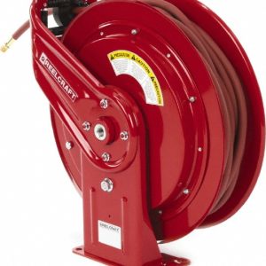 REELCRAFT Hose Reel with Hose: 3/8" ID Hose x 100', Spring Retractable HD76100 OLP