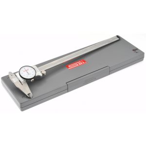 SPI Dial Caliper: 12'' Range, 0.001'' Graduation, 0.1'' per Revolution 17-991-1