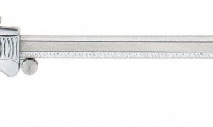 SPI Dial Caliper: 8", 0.001000" Graduation, 0.1" per Revolution, 0.0015" Accuracy, Calibrated, Stainless Steel Jaws 17-990-3