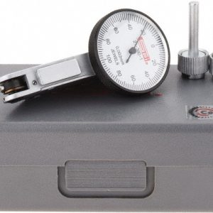 SPI Horizontal Dial Test Indicator: 0.20 mm Max, 0-100-0 Dial Reading, 0.0040 mm Accuracy CMS160726030