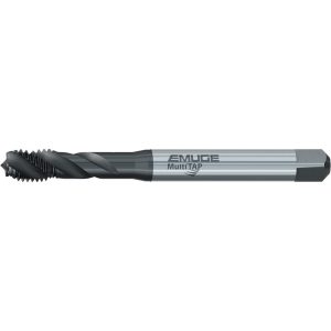 EMUGE Spiral Flute Tap: 5/16-18, UNC, 3 Flute, Modified Bottoming Chamfer, 2B/3B Class of Fit, Cobalt, Oxide Finish BU533200.5010