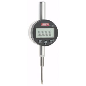SPI Electronic Drop Indicator: 0.00 mm Min, 1" Max, 0.001200" Accuracy, Center Lug Flat Back CMS160713021