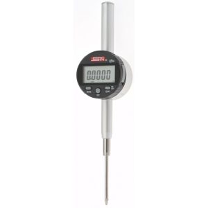 SPI Electronic Drop Indicator: 0.00 mm Min, 2" Max, 0.001200" Accuracy, Center Lug Flat Back CMS160713019