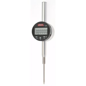 SPI Electronic Drop Indicator: 0.00 mm Min, 2" Max, 0.000250" Accuracy, Center Lug Flat Back CMS160713017