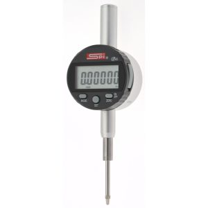 SPI Electronic Drop Indicator: 0.00 mm Min, 1" Max, 0.000200" Accuracy, Center Lug Flat Back CMS160713016