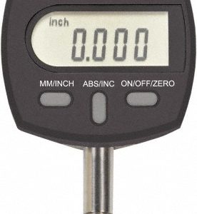 SPI Electronic Drop Indicator: 0.00 mm Min, 2" Max, 0.000250" Accuracy, Center Lug Flat Back CMS160714026
