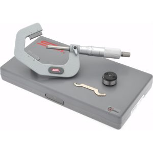 SPI 1 to 2 Inch Measurement, 3 Flutes Measured, Ratchet Stop Thimble, Mechanical V Anvil Micrometer CMS160809117