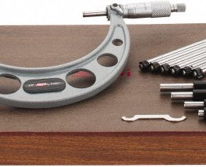 SPI Mechanical Interchangeable Anvil Micrometer: 6" Range, 6 Anvils CMS160809048