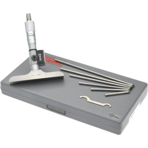 SPI Mechanical Depth Micrometer: 6'' Range, 6 Rods CMS160809100