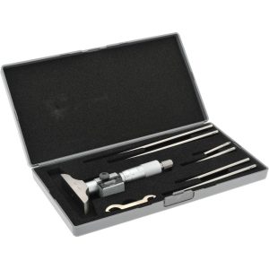 SPI Mechanical Depth Micrometer: 6'' Range, 6 Rods CMS160809041