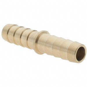 VALUE COLLECTION Barbed Hose Fitting: 3/8" Hose ID, Hose Insert, Brass 2755002240