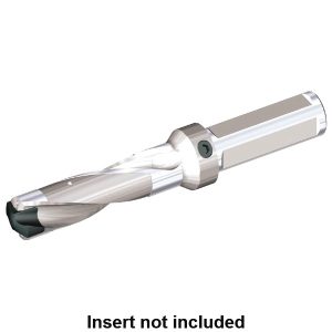 KENNAMETAL Replaceable-Tip Drill: 33.34 to 36 mm Dia, 166.7 mm Max Depth, 1-1/2" Straight-Cylindrical Shank 6123756