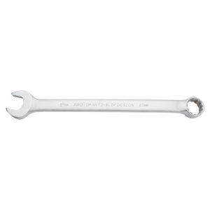 PROTO Combination Wrench: 27.00 mm Head Size, 15 deg Offset J1227MASD