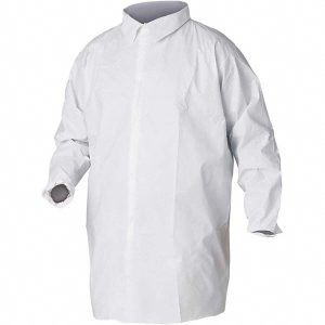 KLEENGUARD Lab Coat: Size Small, Microporous Film Laminate 30938