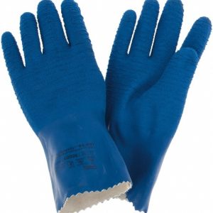 ANSELL Chemical Resistant Glove: AlphaTEC™ 62-401, 53.00 mil, Latex-Coated, Rubber, Supported, General Purpose Chemical-Resistant 62401110