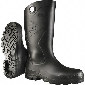 DUNLOP PROTECTIVE FOOTWEAR Work Boot: Size 14, PVC, Steel Toe 86776.14