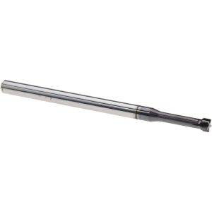 HARVEY TOOL Back Chamfer: 0.115" Dia, 90 &deg;, 0.011" Chamfer, 5 Flutes, Solid Carbide, Burr End 846410-C3