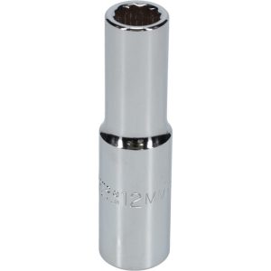 PROTO Deep Hand Socket: 12 mm Socket, 12-Point J5312M