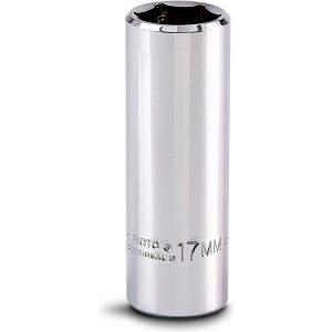 PROTO Deep Hand Socket: 17 mm Socket, 6-Point J5017MH