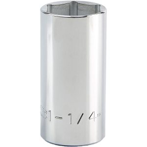 PROTO Deep Hand Socket: 1/2" Drive, 1-1/4" Socket, 6-Point J5340H