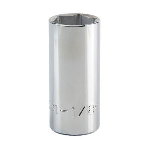 PROTO Deep Hand Socket: 1-1/8" Socket, 6-Point J5336H