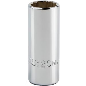 PROTO Deep Hand Socket: 20 mm Socket, 12-Point J5020M