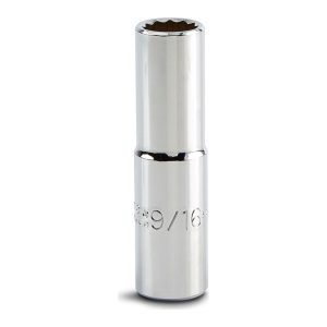 PROTO Deep Hand Socket: 9/16" Socket, 12-Point J5318