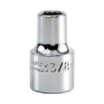 PROTO Hand Socket: 3/8" Socket, 12-Point J5412