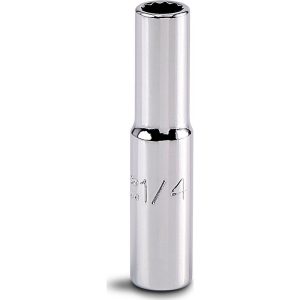PROTO Deep Hand Socket: 1/4" Socket, 12-Point J4708LT