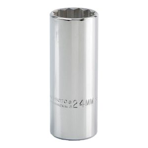 PROTO Deep Hand Socket: 24 mm Socket, 12-Point J5324M