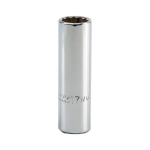PROTO Deep Hand Socket: 17 mm Socket, 12-Point J5317M