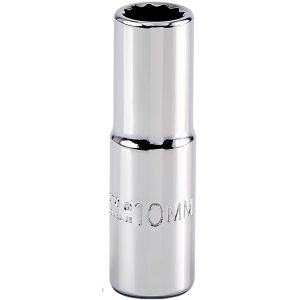 PROTO Deep Hand Socket: 10 mm Socket, 12-Point J5010M